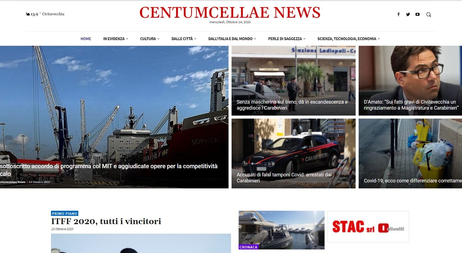 progetto stac banner su centumcellae news